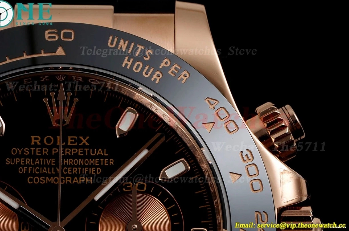 116515 RU RG Dial Black Daytona 904L SA4130 V2 BTF 0518